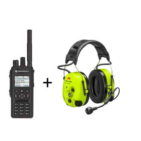 Gehörschutzkopfhörer für TETRA Digitalfunkgeräte